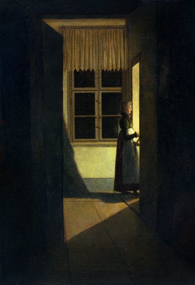 La donna con il candelabro da Caspar David Friedrich